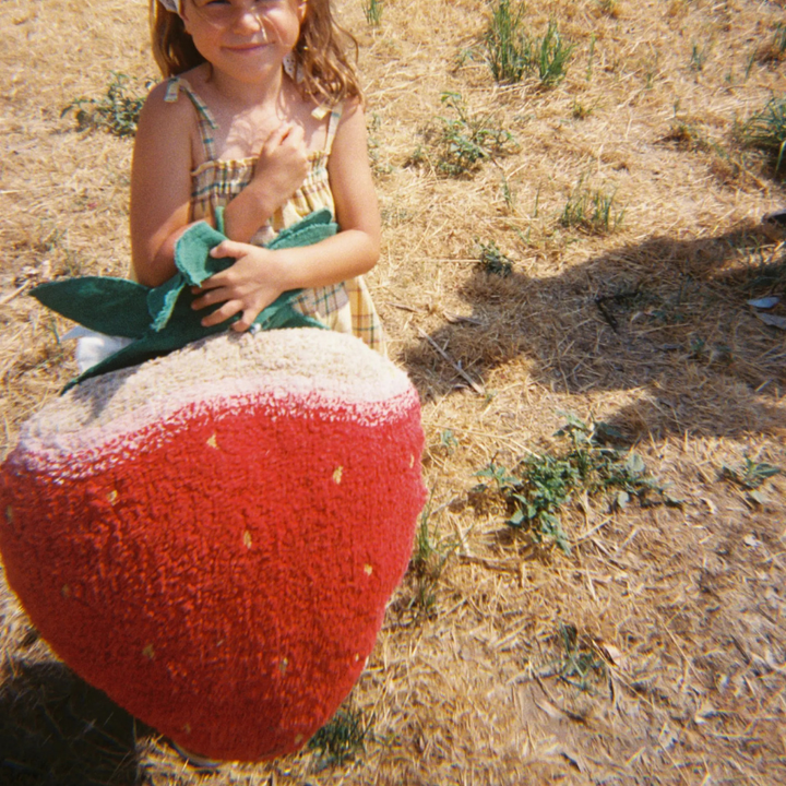 Floor Cushion Strawberry by Lorena Canals - Maude Kids Decor