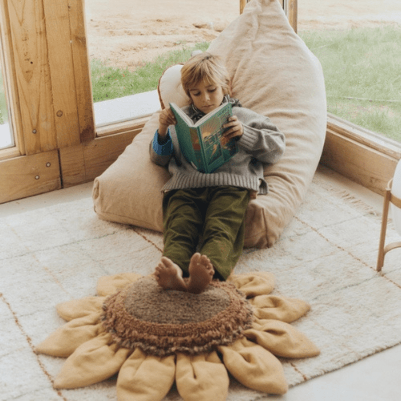 Floor Cushion Sunflower by Lorena Canals - Maude Kids Decor