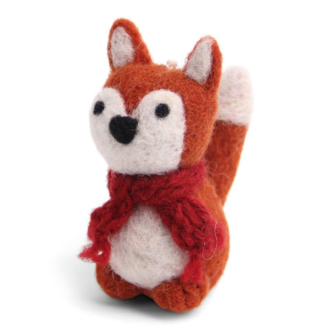 Fox with Scarf Ornament by Én Gry & Sif - Maude Kids Decor