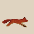 Fox Wooden Figurine | Running by HolzWald - Maude Kids Decor