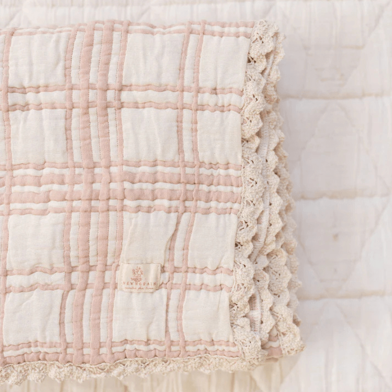French Plaid Blanket | Petal by New Grain - Maude Kids Decor
