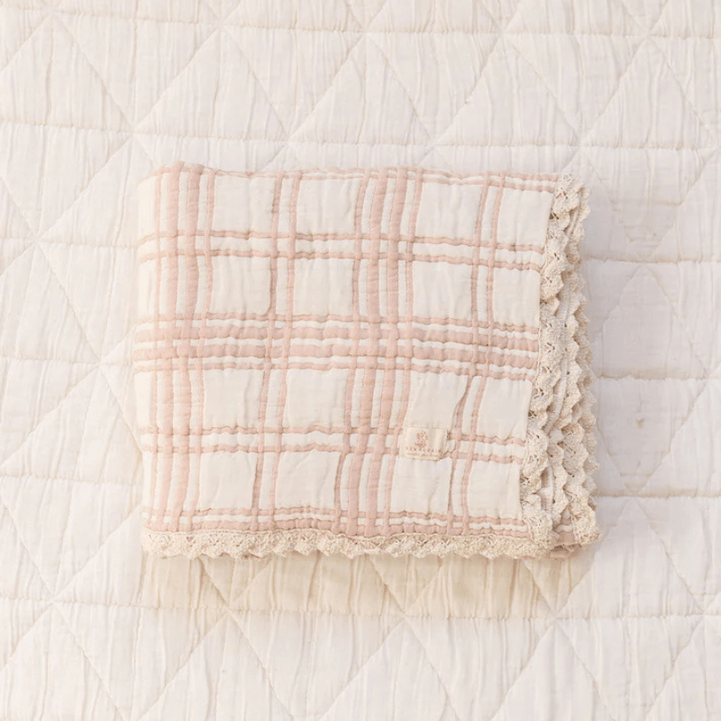 French Plaid Blanket | Petal by New Grain - Maude Kids Decor