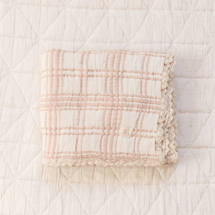 French Plaid Blanket | Petal by New Grain - Maude Kids Decor