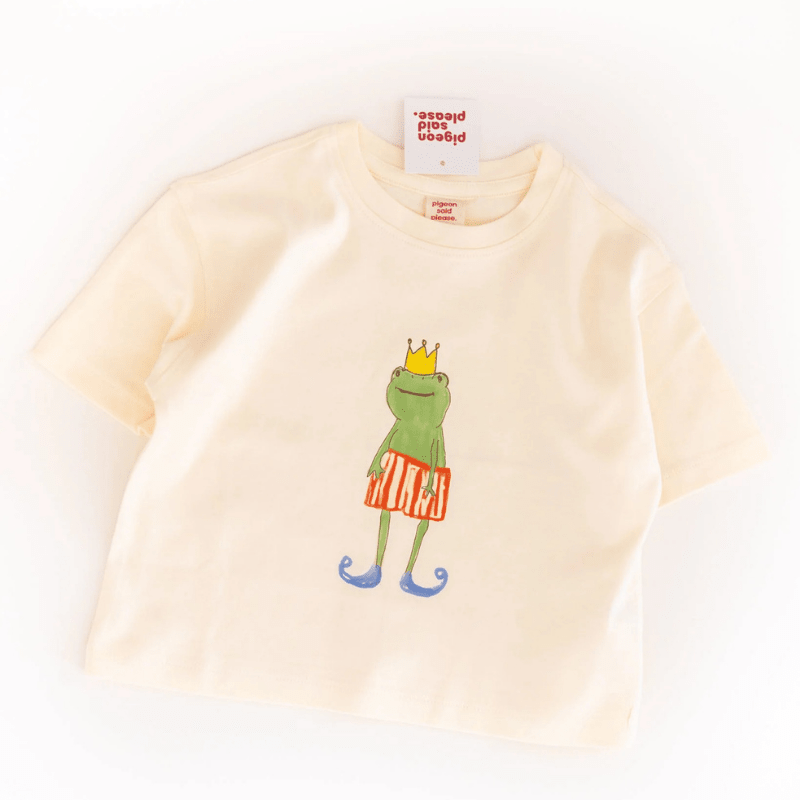 Frog Prince Tee by Pigeon Said Please - Maude Kids Decor