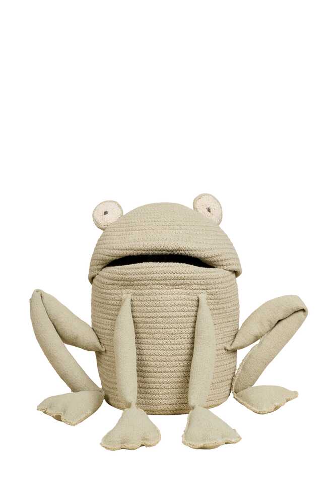 Frog Storage Basket by Lorena Canals - Maude Kids Decor