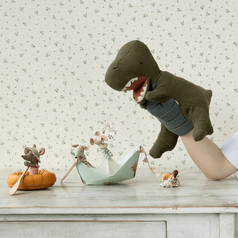 Gantosaurus Rex Handpuppet by Maileg - Maude Kids Decor