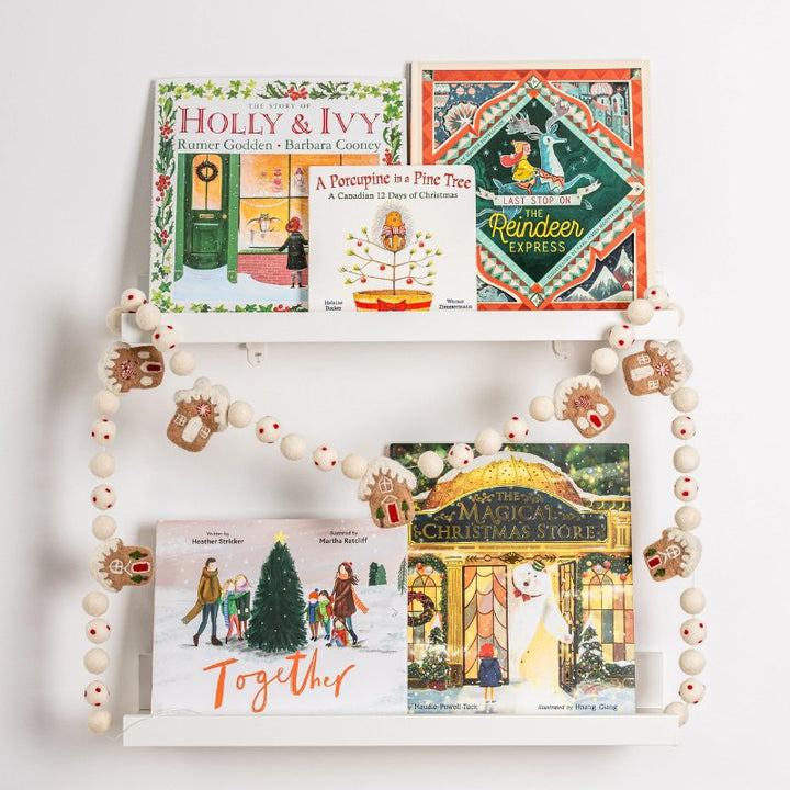 Gingerbread Houses Christmas Felt Garland by Lil&