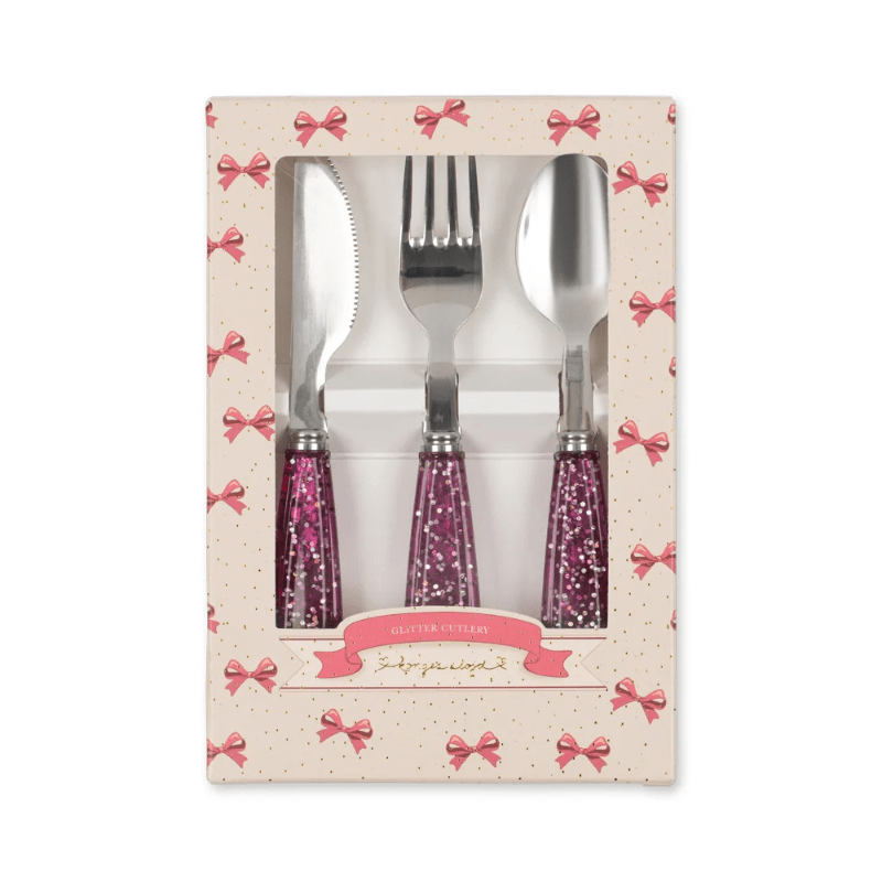 Glitter Cutlery | Sparkling Sangria by Konges Slojd - Maude Kids Decor