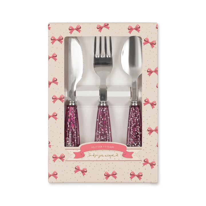 Glitter Cutlery | Sparkling Sangria by Konges Slojd - Maude Kids Decor