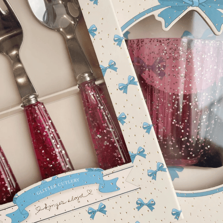 Glitter Cutlery | Sparkling Sangria by Konges Slojd - Maude Kids Decor