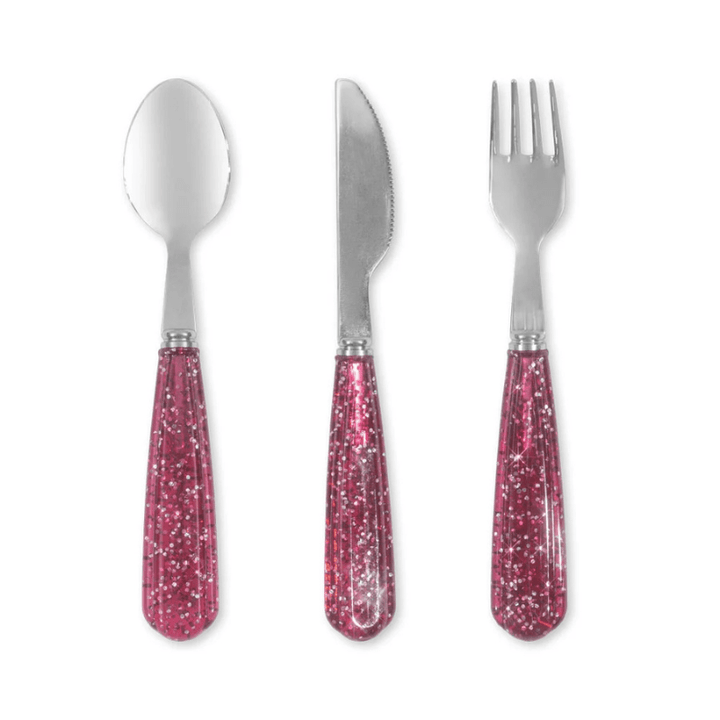 Glitter Cutlery | Sparkling Sangria by Konges Slojd - Maude Kids Decor