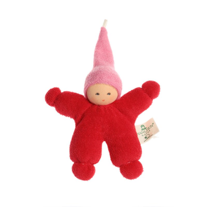 Gnome Organic Waldorf Rattle Doll by Nanchen Natur - Maude Kids Decor