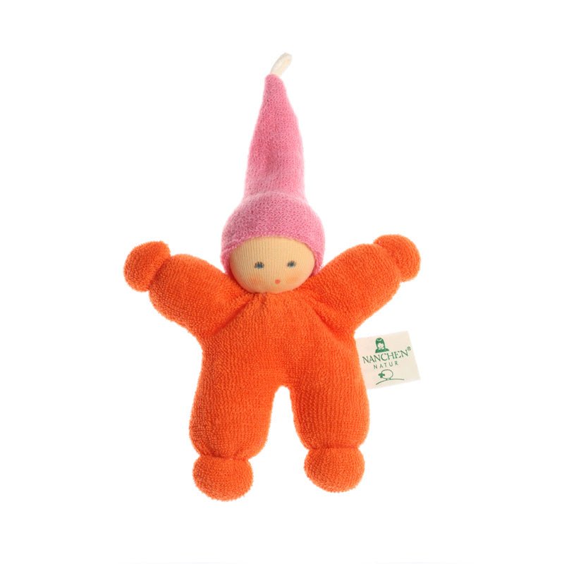 Gnome Organic Waldorf Rattle Doll by Nanchen Natur - Maude Kids Decor