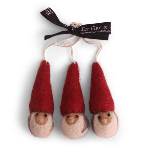 Gnomes Christmas Ornaments (Set of 3) by Én Gry & Sif - Maude Kids Decor