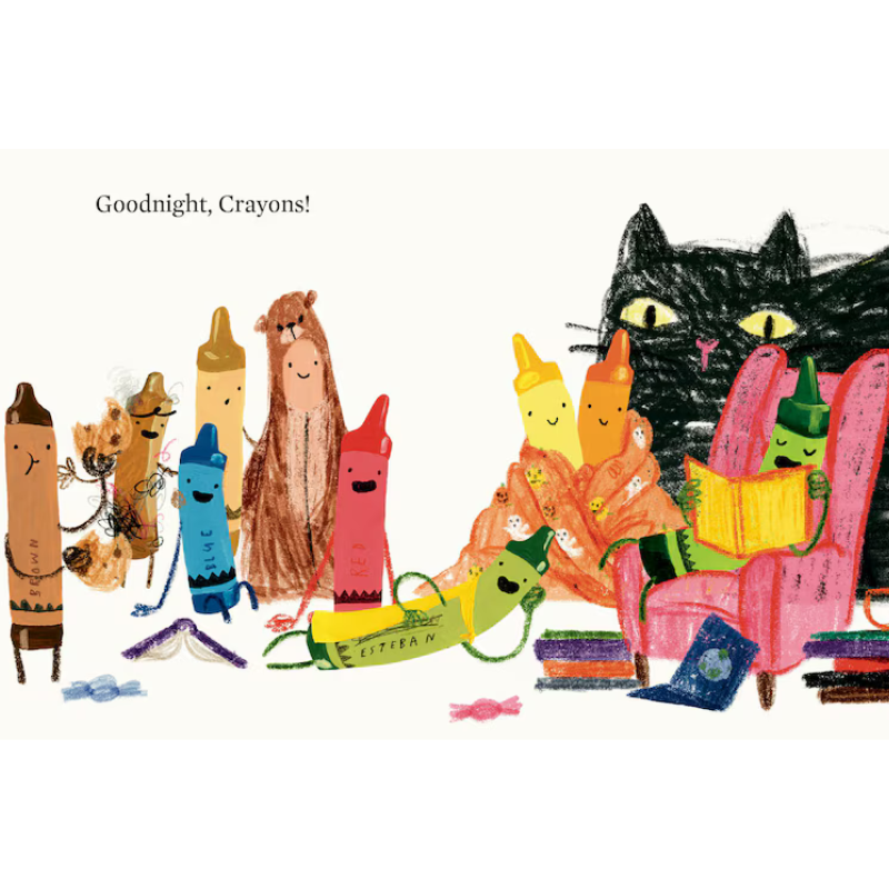 Goodnight, Crayons by Drew Daywalt and Oliver Jeffers – Maude Kids Decor