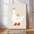 Goose and Chick Nursery Art Print by Kumo Art Prints - Maude Kids Decor