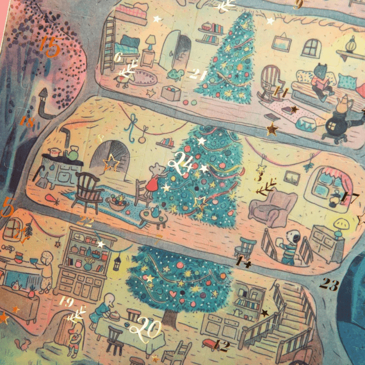 Grande Famille Advent Calendar by Moulin Roty - Maude Kids Decor