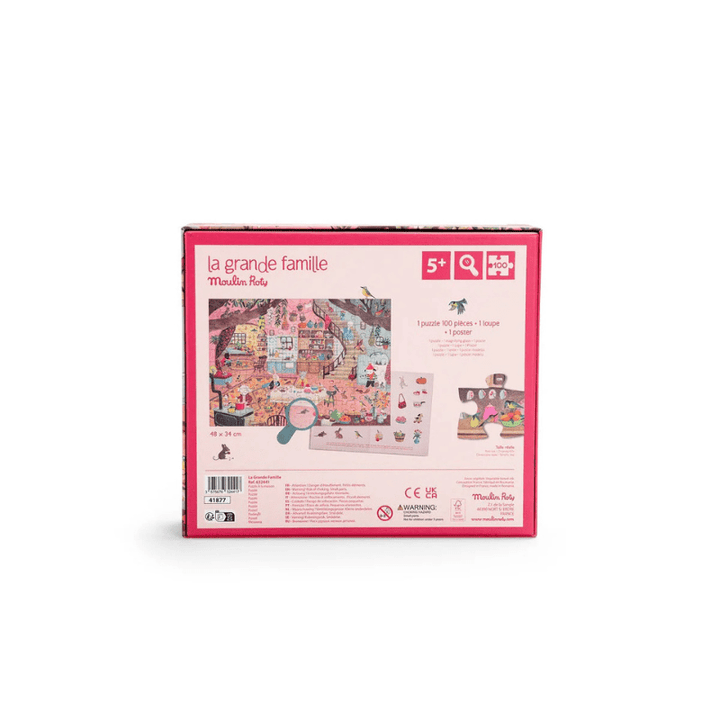 Grande Famille - At Home Puzzle by Moulin Roty - Maude Kids Decor