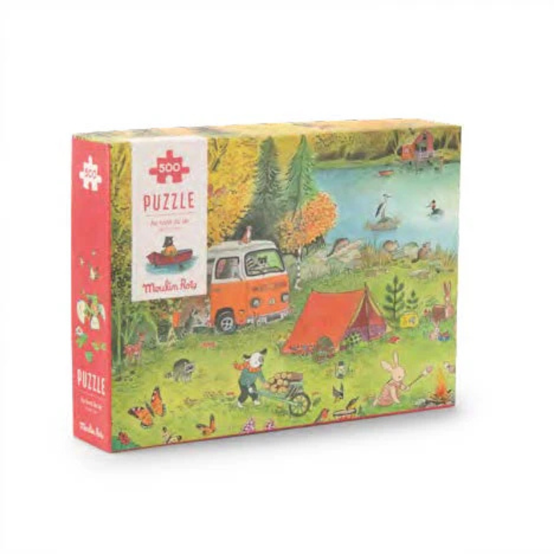 Grande Famille By the Lake Puzzle by Moulin Roty - Maude Kids Decor