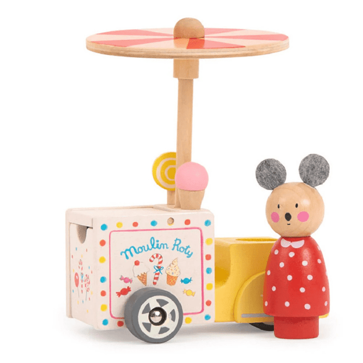 Grande Famille Play Ice Cream Delivery Tricycle by Moulin Roty - Maude Kids Decor