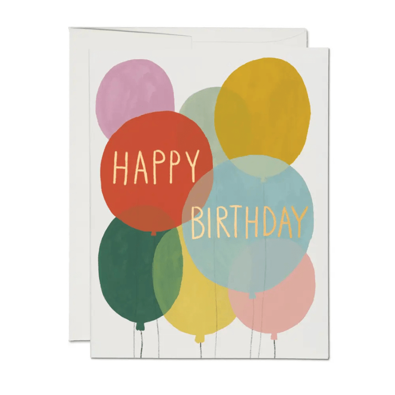 Greeting Card | Birthday Balloons by Red Cap Cards - Maude Kids Decor