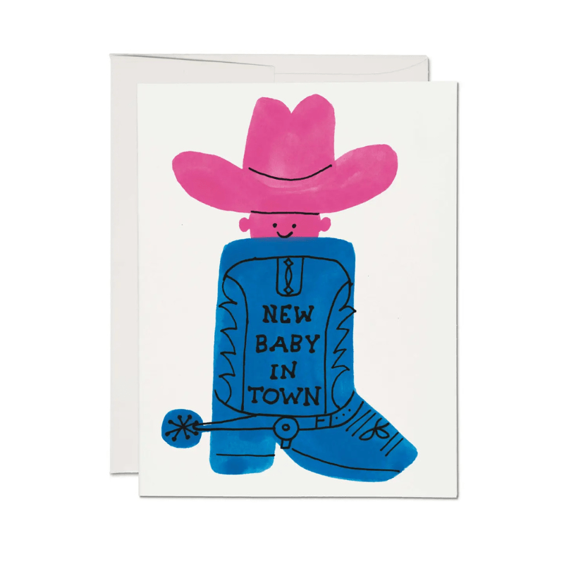 Greeting Card | Boot Baby by Red Cap Cards - Maude Kids Decor
