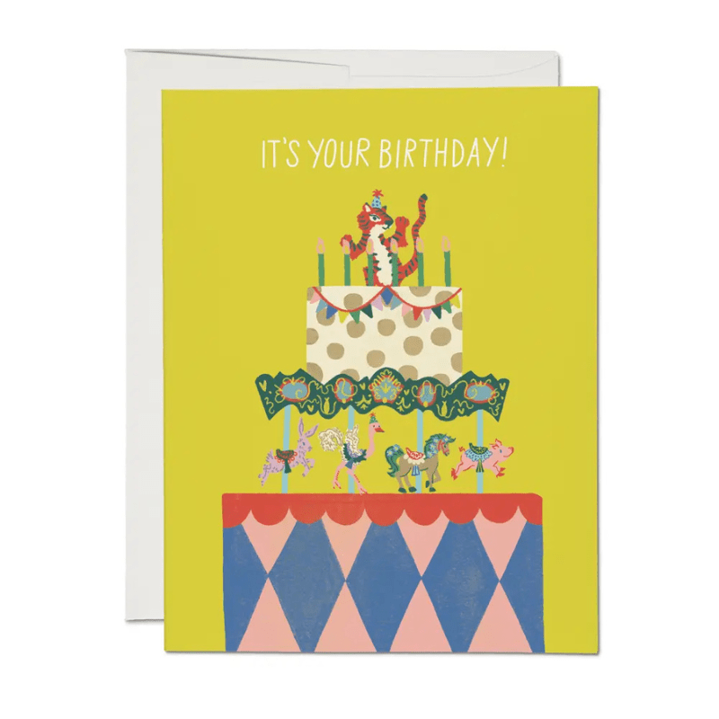Greeting Card | Cake Carousel by Red Cap Cards - Maude Kids Decor