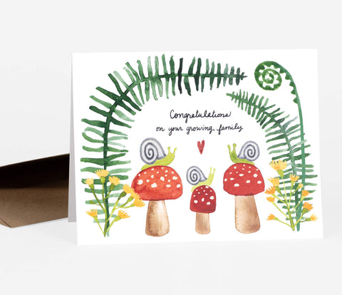 Greeting Card | Congrats On Your Growing Family by Little Truths Studio - Maude Kids Decor