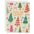 Greeting Card | Holly Jolly Trees Card by Red Cap Cards - Maude Kids Decor