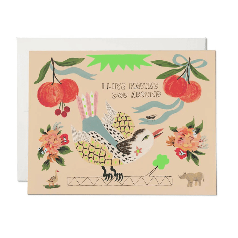 Greeting Card | I Like Having You Around by Red Cap Cards - Maude Kids Decor