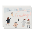 Greeting Card | Ice Animals Holiday Card by Red Cap Cards - Maude Kids Decor