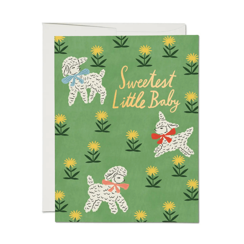 Greeting Card | Little Lamb by Red Cap Cards - Maude Kids Decor