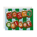 Greeting Card | Merry Stripes by Red Cap Cards - Maude Kids Decor