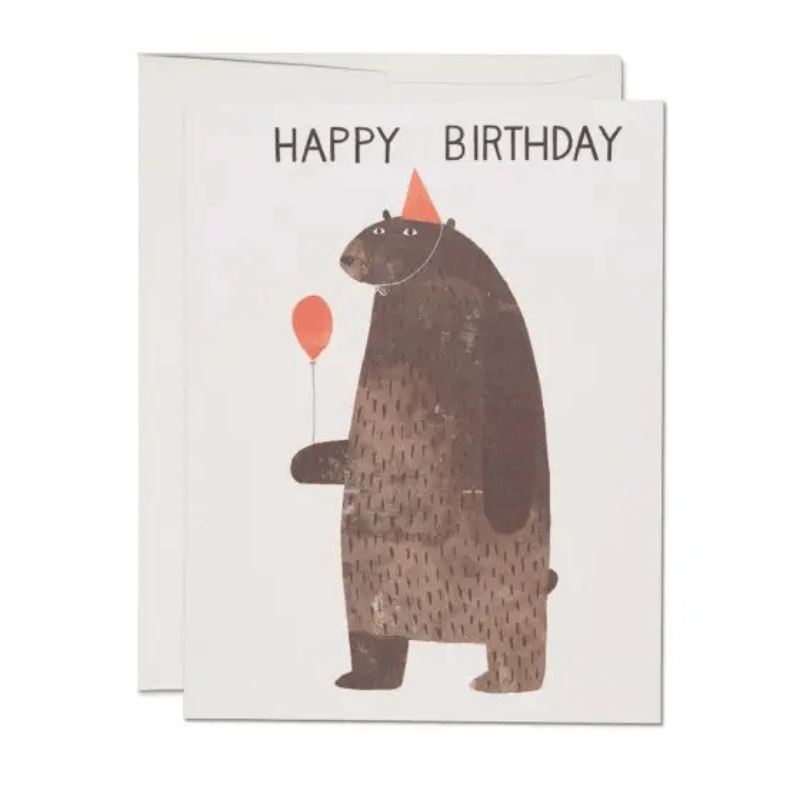 Greeting Card | Party Bear Birthday by Red Cap Cards - Maude Kids Decor