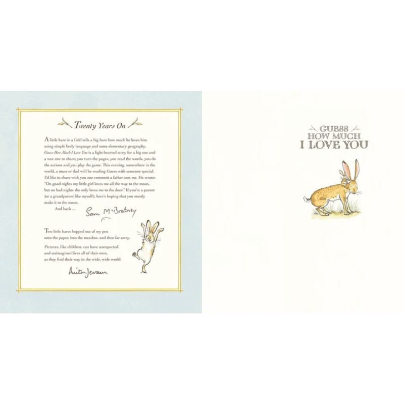 Guess How Much I Love You by Sam McBratney - Maude Kids Decor