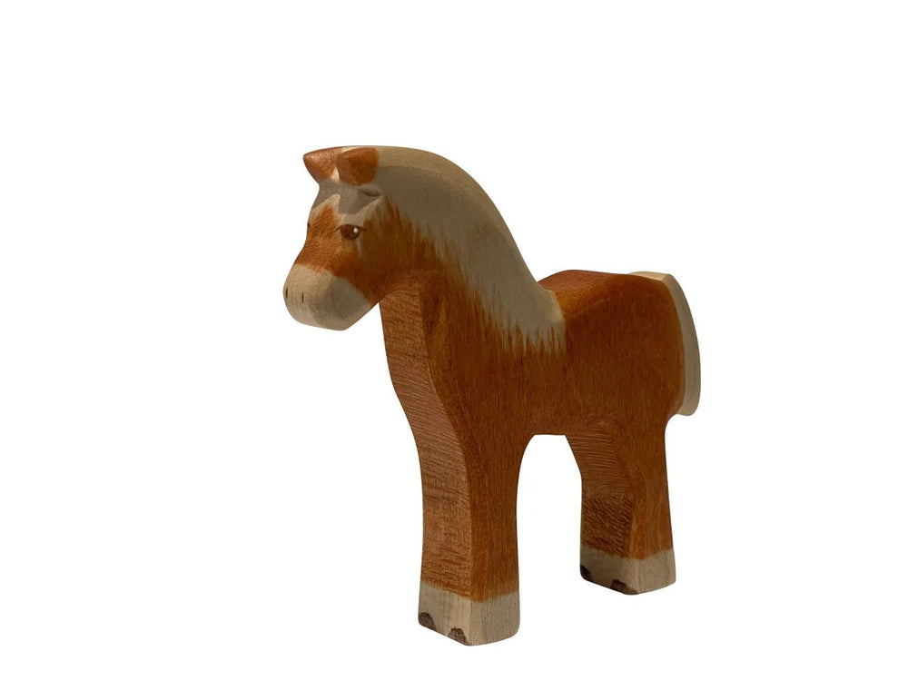 Haflinger Colt Wooden Figurine by HolzWald - Maude Kids Decor
