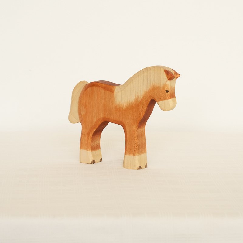 Haflinger Horse Wooden Figurine by HolzWald - Maude Kids Decor