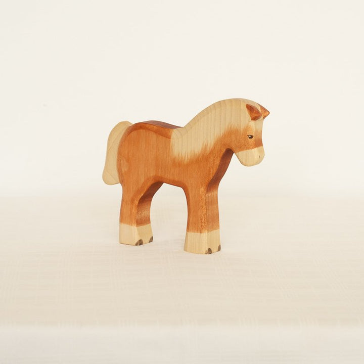 Haflinger Horse Wooden Figurine by HolzWald - Maude Kids Decor