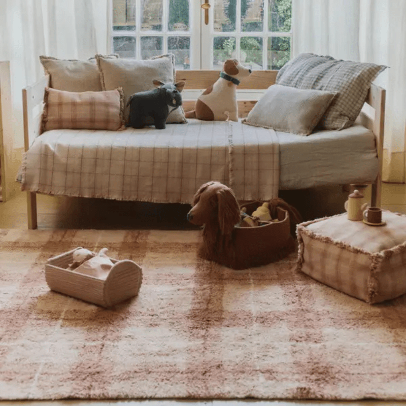 Handloom Cushion | Rose by Lorena Canals - Maude Kids Decor