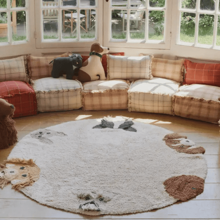 Handloom Cushion | Rose by Lorena Canals - Maude Kids Decor