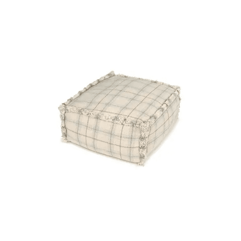 Handloom Pouf Blue Sage by Lorena Canals - Maude Kids Decor