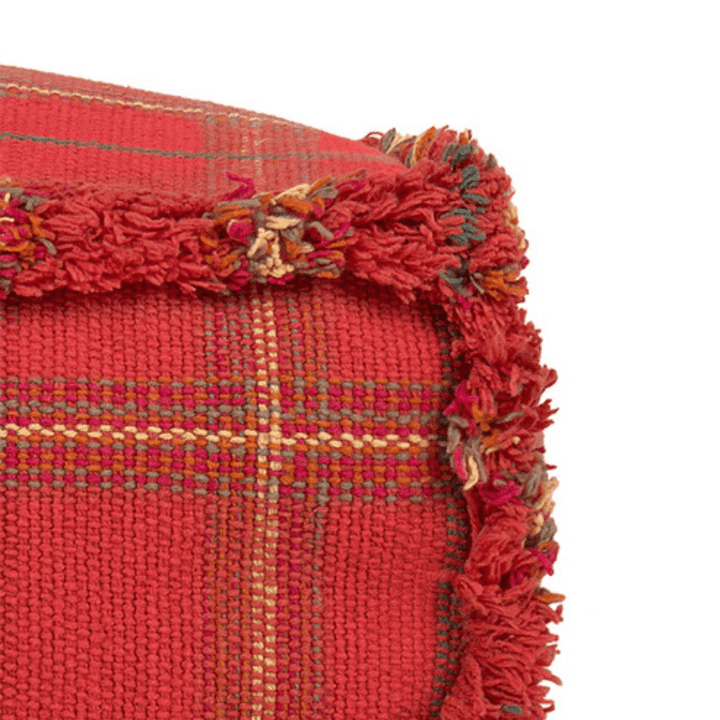 Handloom Pouf | Maple Red by Lorena Canals - Maude Kids Decor