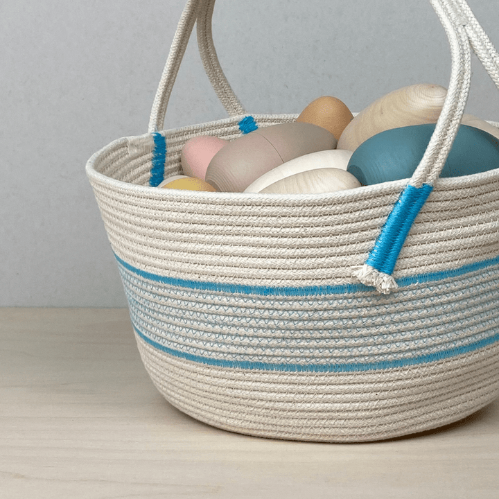 Handmade Cotton Rope Easter Basket | Big by Crafting the Harvest - Maude Kids Decor