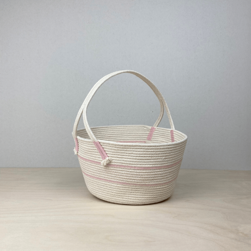 Handmade Cotton Rope Easter Basket | Big by Crafting the Harvest - Maude Kids Decor