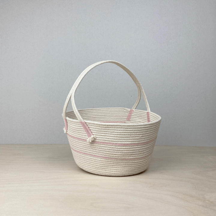 Handmade Cotton Rope Easter Basket | Big by Crafting the Harvest - Maude Kids Decor