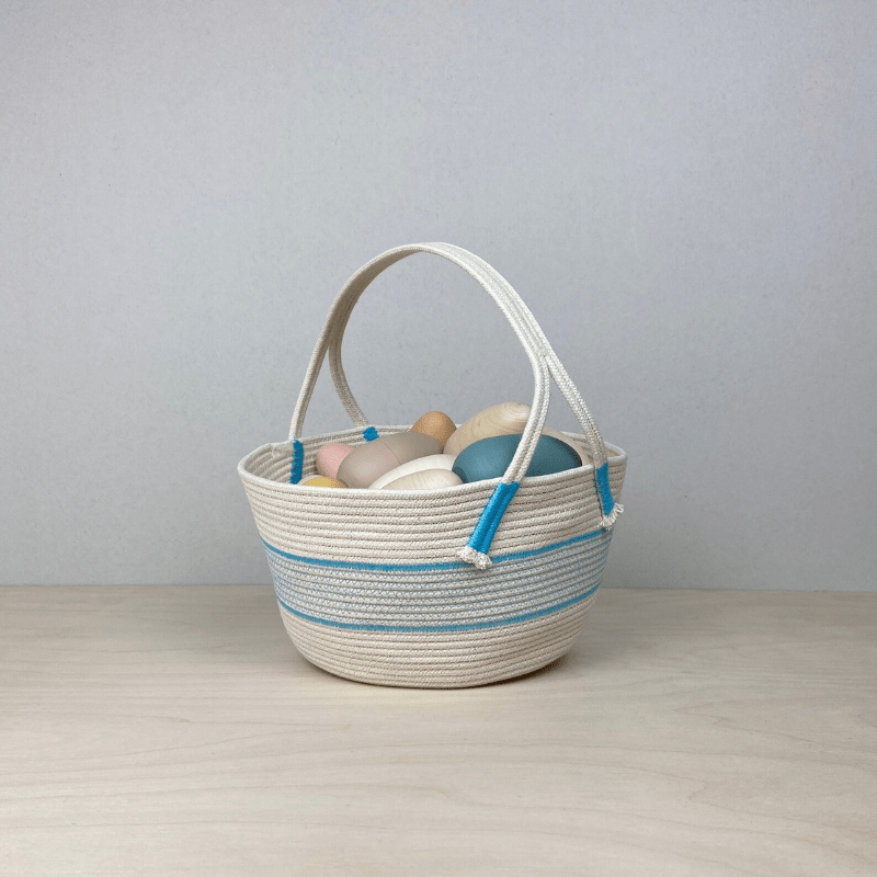 Handmade Cotton Rope Easter Basket | Big by Crafting the Harvest - Maude Kids Decor