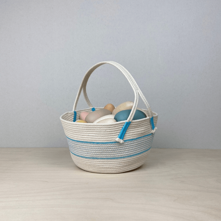 Handmade Cotton Rope Easter Basket | Big by Crafting the Harvest - Maude Kids Decor
