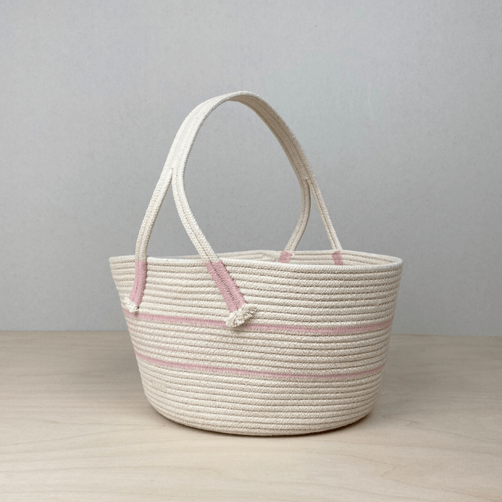 Handmade Cotton Rope Easter Basket | Big by Crafting the Harvest - Maude Kids Decor