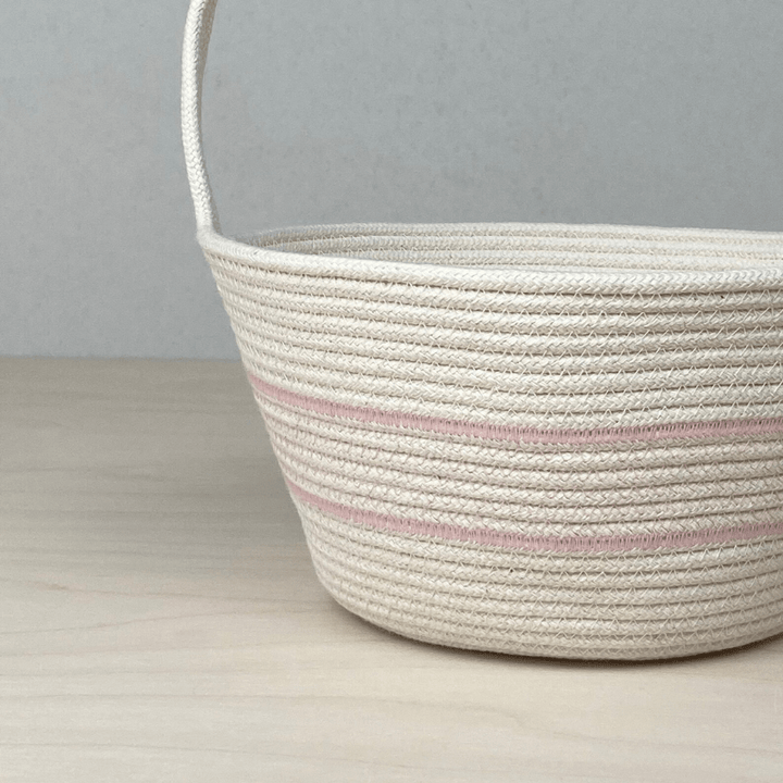 Handmade Cotton Rope Easter Basket | Original by Crafting the Harvest - Maude Kids Decor