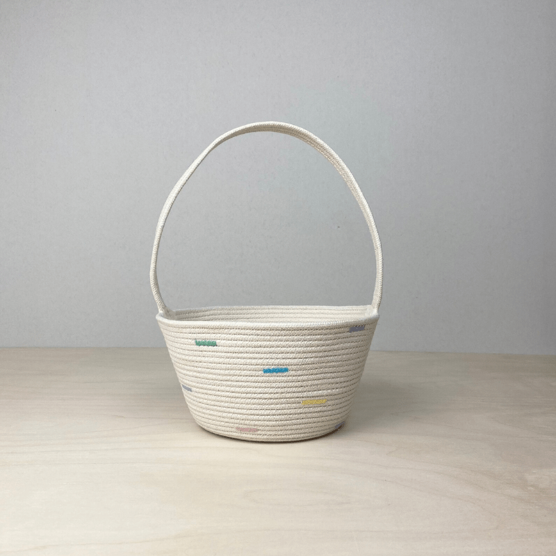 Handmade Cotton Rope Easter Basket | Original by Crafting the Harvest - Maude Kids Decor